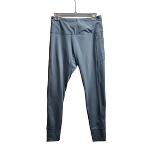 Lynfun Kids Athletic Leggings Blue XL Pockets Activewear Pants